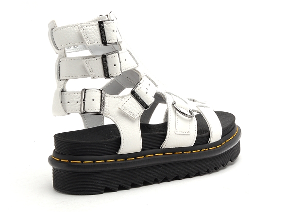 Dr martens nu pieds plats femme olson blanc