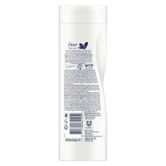 Dove Purely Pampering Sheabutter & Vanille Bodylotion 400 ML