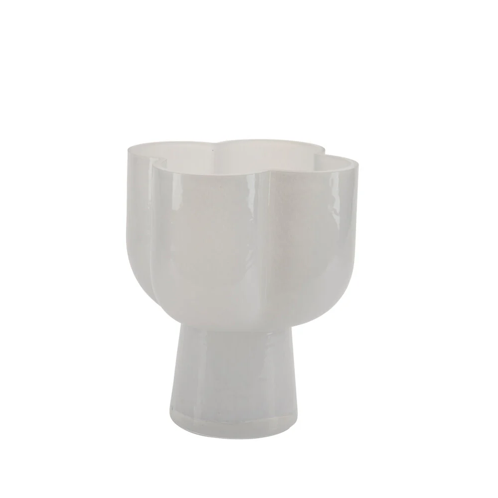 Bahne Interior  Vase opsats, hvid - H24,5cm