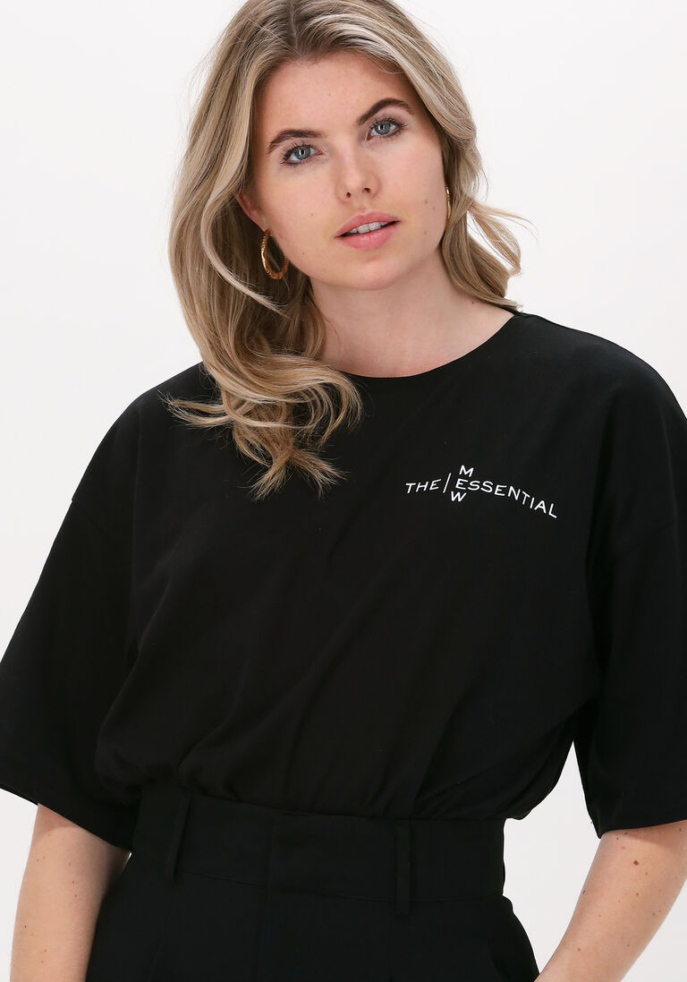 MY ESSENTIAL WARDROBE zwarte my essential wardrobe top 13 the logo tee