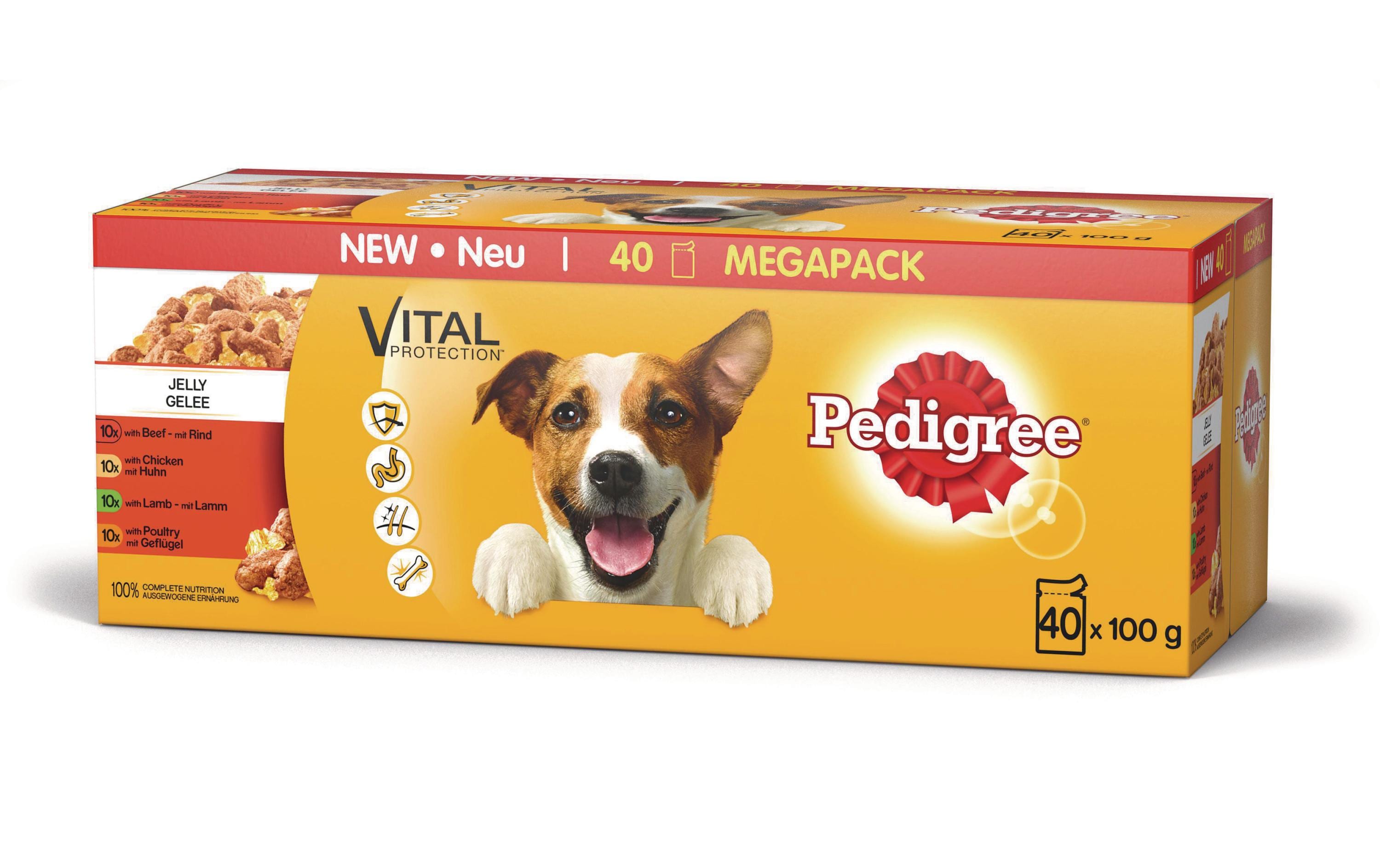 Nassfutter Vital Protection Gelee 40 x 100 gAlleinfuttermittel für ausgewachsene Hunde