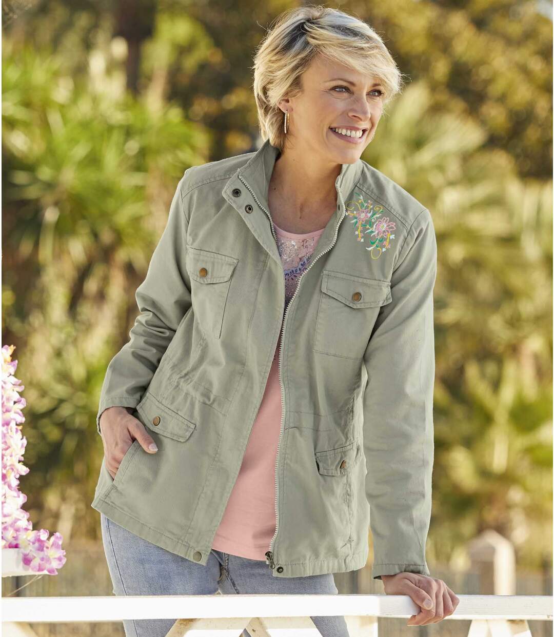 Veste Saharienne Brodée
