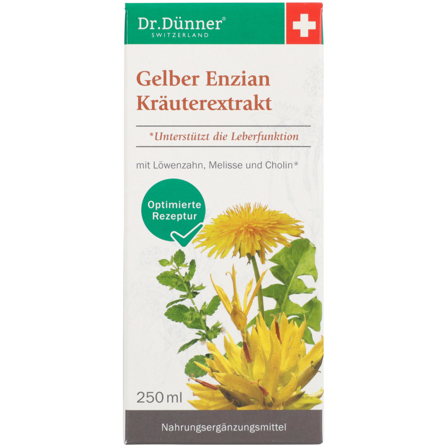 Dr.Dünner Gelber Enzian Saft