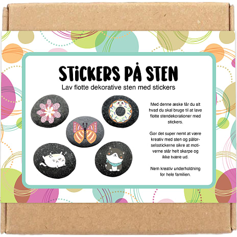 Transfer Stickers sæt til stendekoration