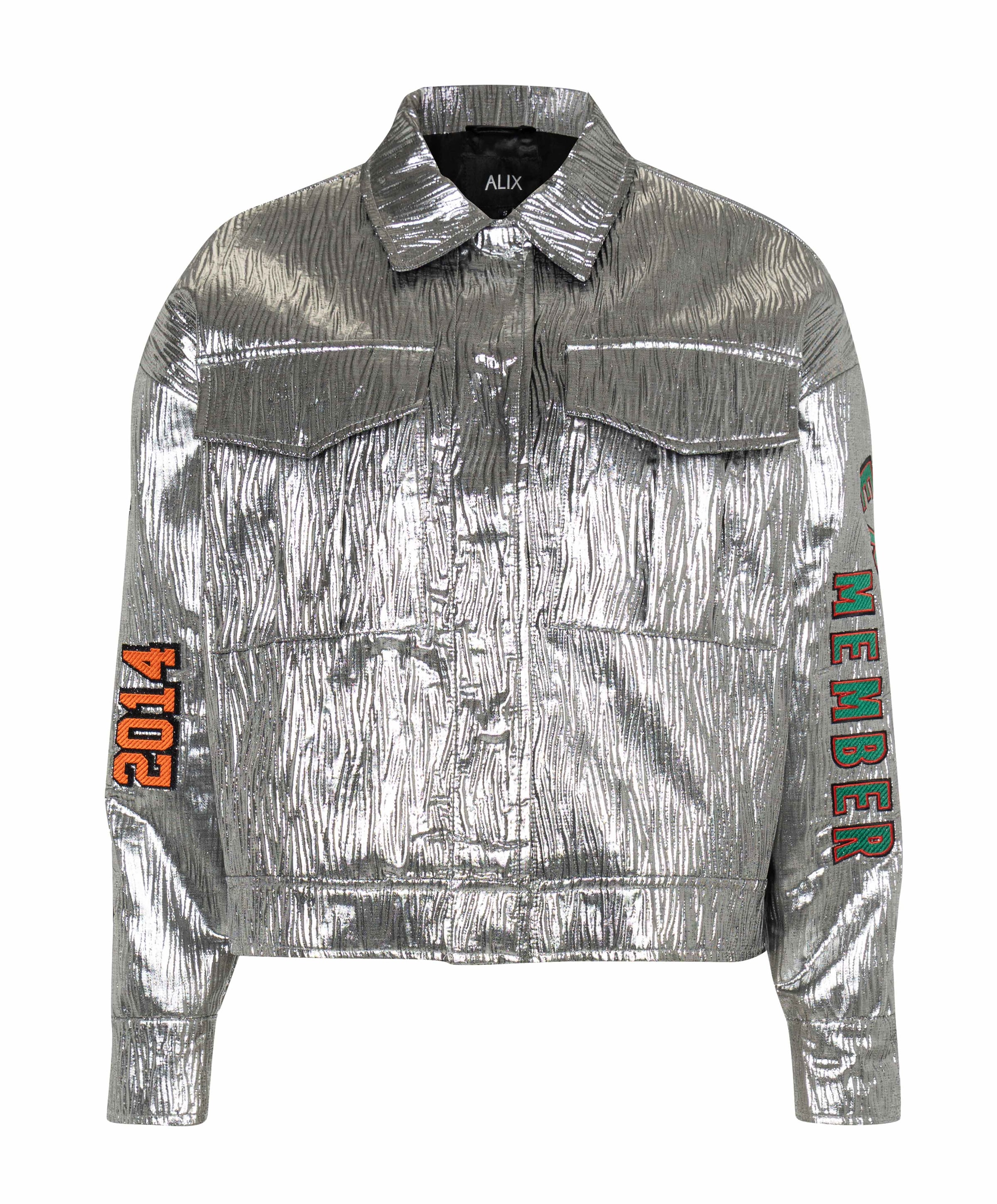 Alix The Label Dames jas zilver