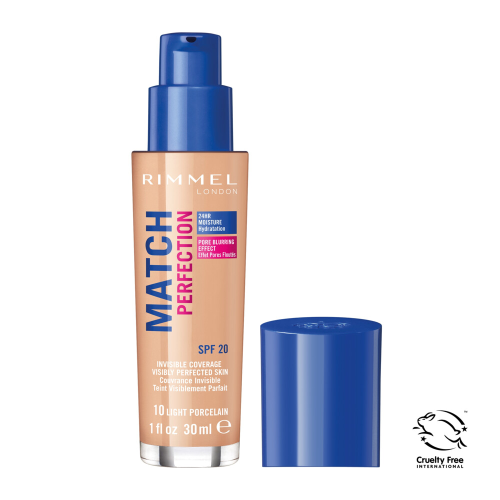 Rimmel Match Perfection Foundation 010 Light Porcelain30 ml