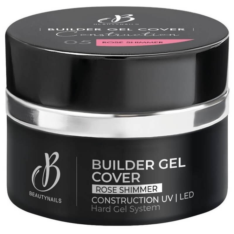 Gel de construction Builder gel cover 05 Rose Shimmer Beauty Nails 50g