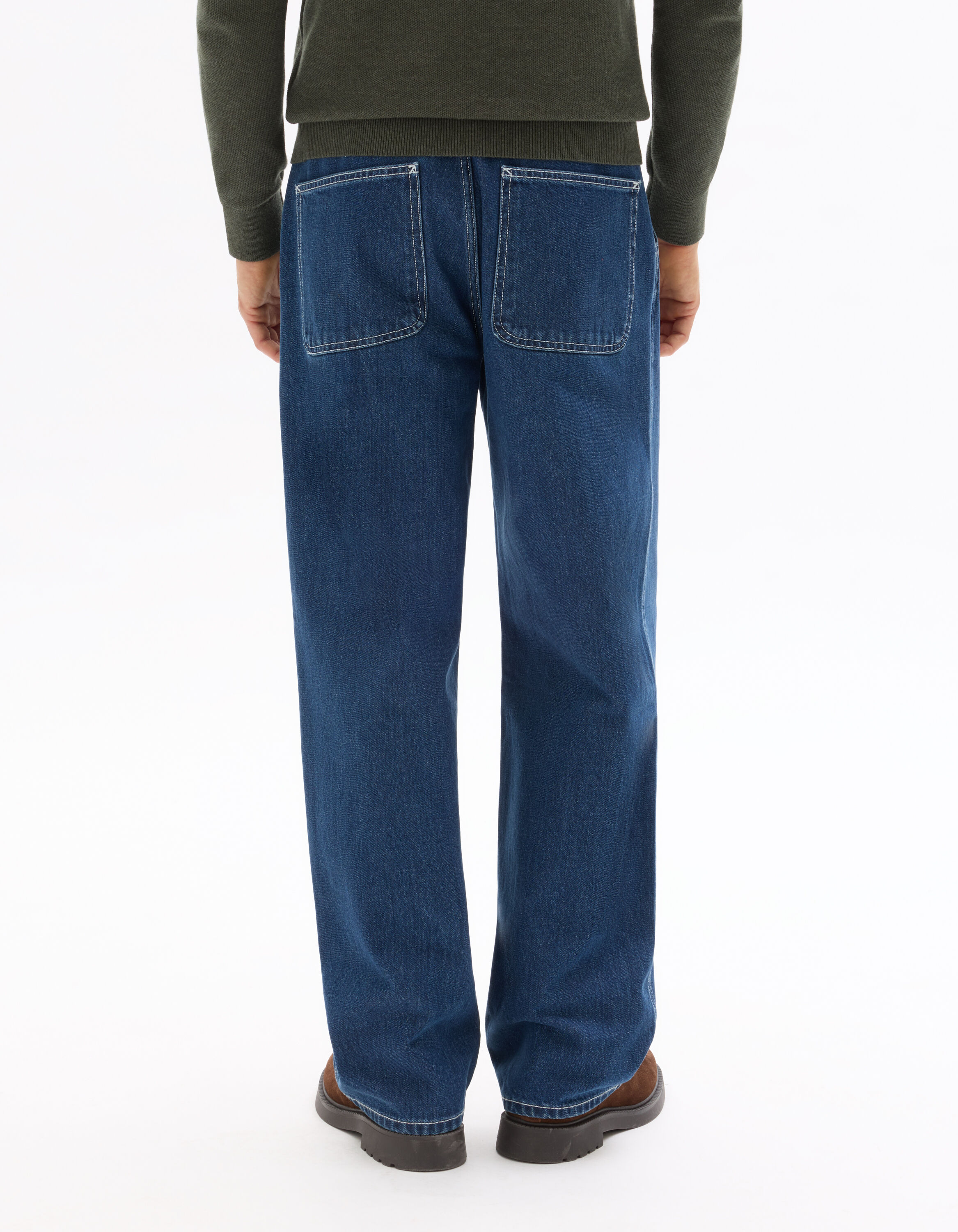 Jean baggy 100% coton - double stone