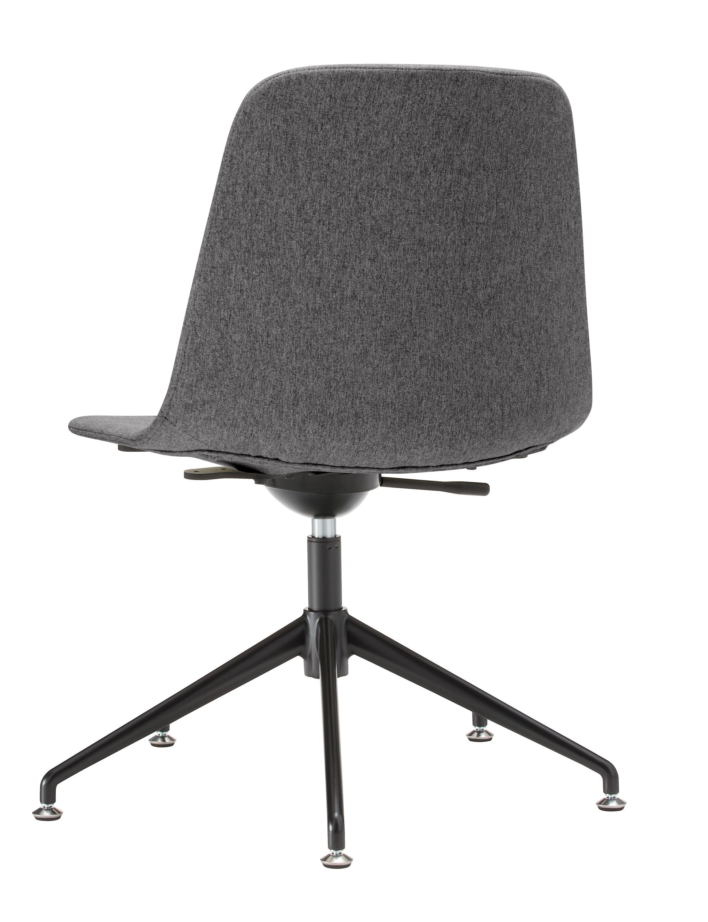 MUSK Bürostuhl - Dunkelgrau / B: 65.5 cm x T: 65.5 cm x H: 80.5 cm