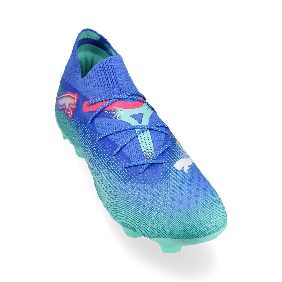 PUMA Future 7 Ultimate FG/AG Formula - Bleu/Blanc/Bleu Femme