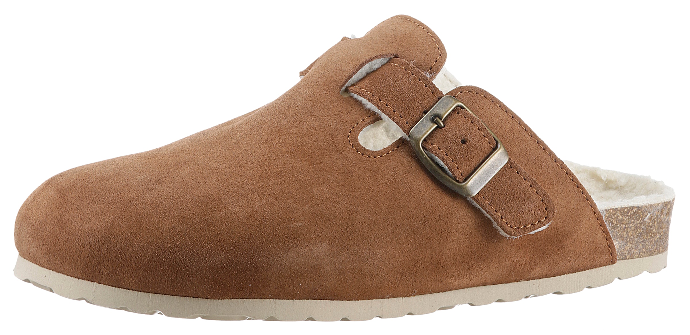 Aniston SHOES Clog »Esc«  , Hausschuh, Schlappen, Homeslipper mit Warmfutter