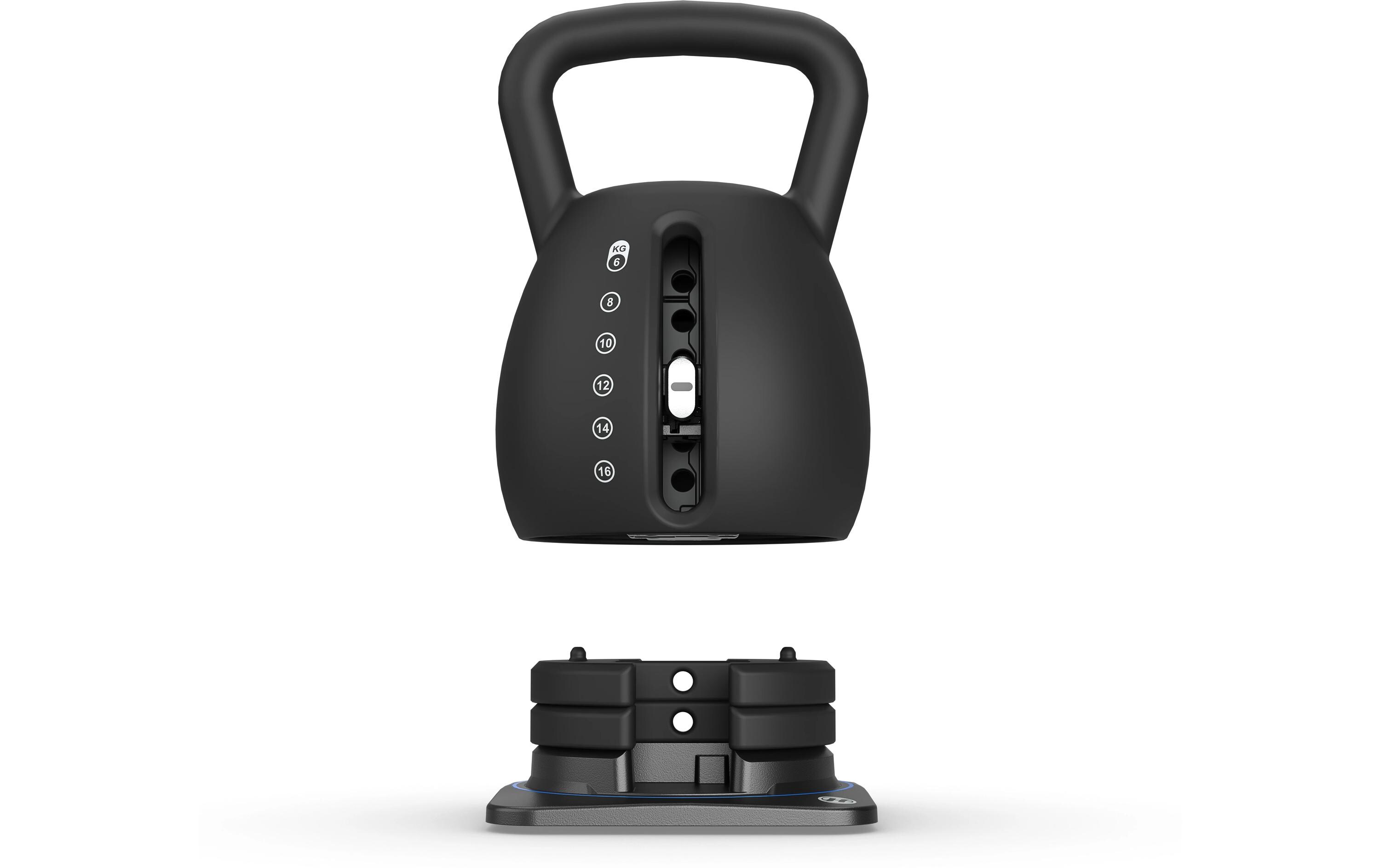 Kettlebell verstellbar, 6-16 kg<br>Besseres Training mit jedem Gewicht