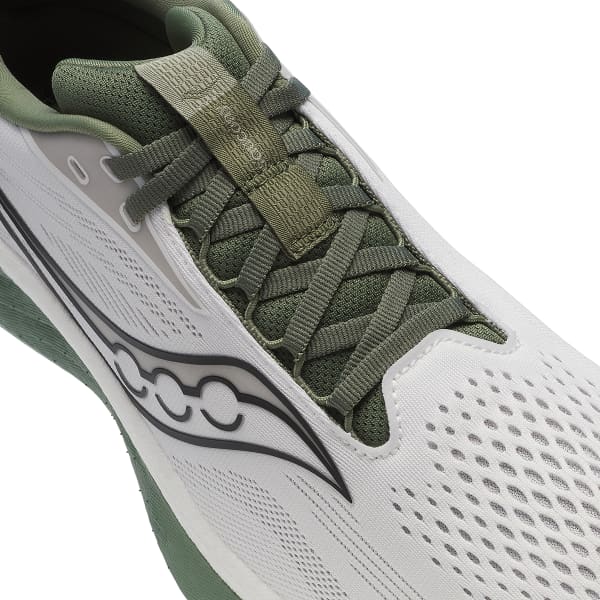 Chaussure running SAUCONY SAUCONY RIDE 18 WHITE/OLIVINE
