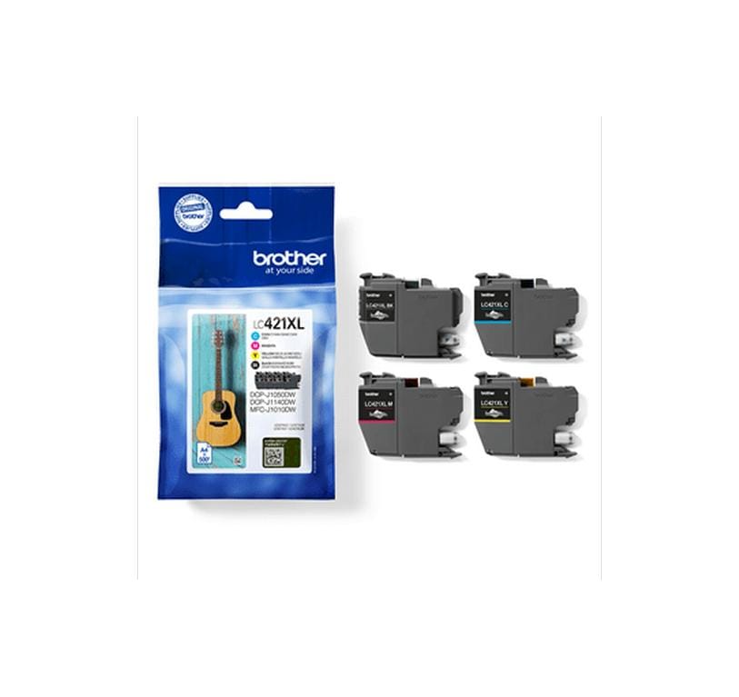 Tinte LC421XLVAL BK, C, M, YTinte, Schwarz, Cyan, Magenta und Gelb