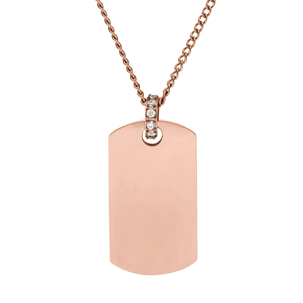 Plate Charm Kette - PURELEI