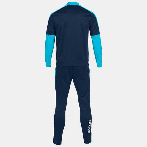 Conjunto de treino Joma Eco Championship na cor turquesa fluorescente.