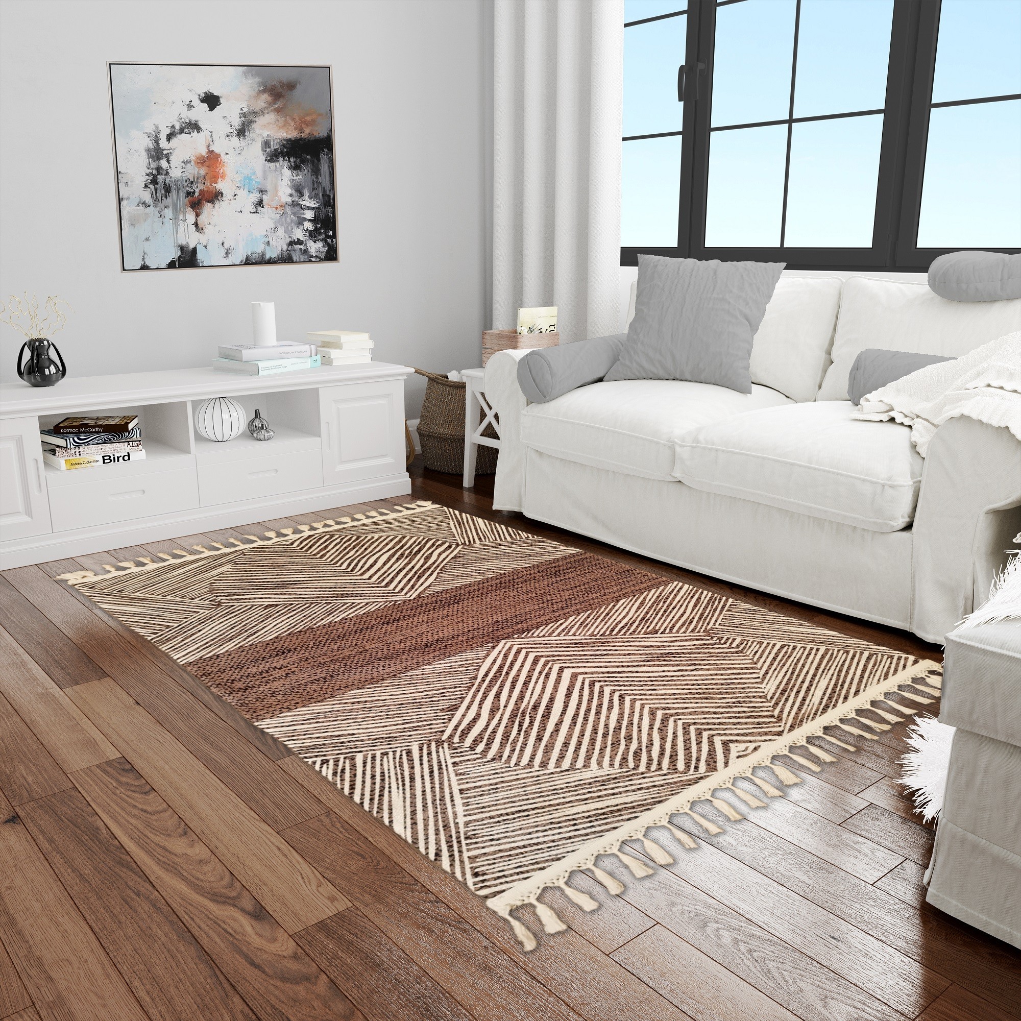 Mani Textile TPS_BERB_00 - Tapis de salon TINGHIR
