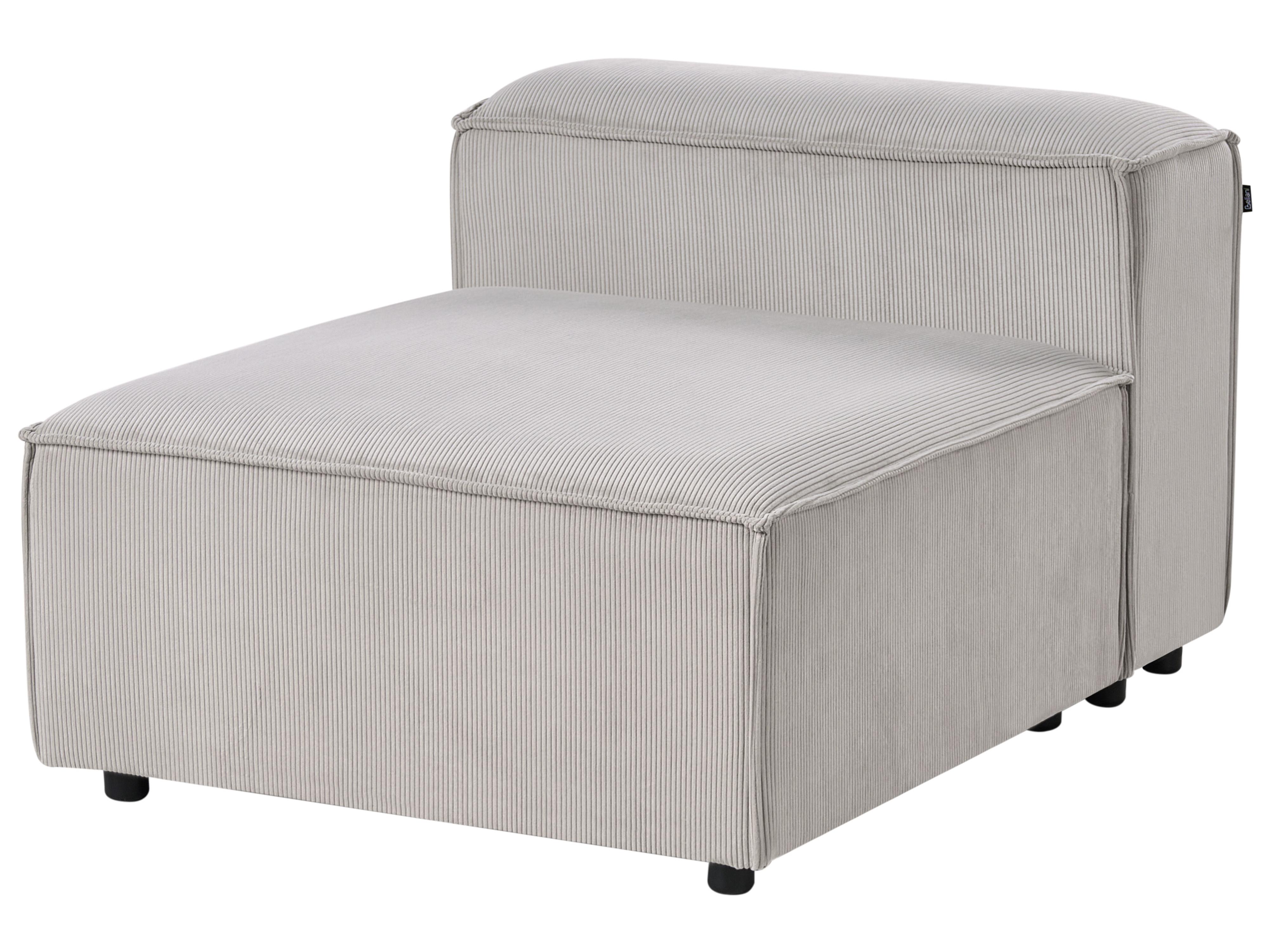 Modulaire hoekbank 5-zits ARDAL Corduroy Taupe linkszijdig