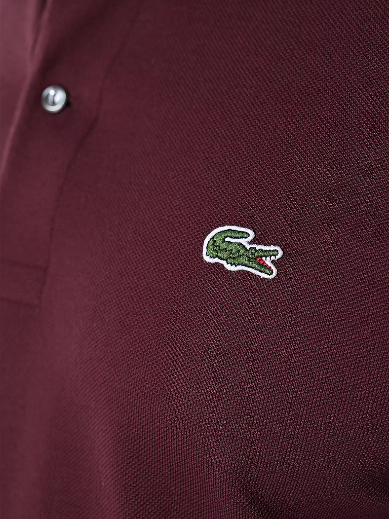 LACOSTE Poloshirt Classic Fit L1312 dunkelrot