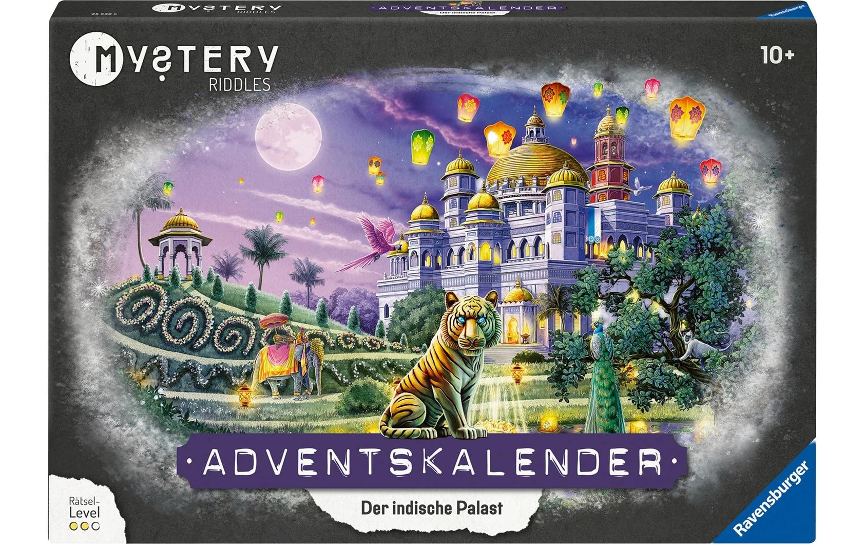 Ravensburger Adventskalender »Indischer Palast 2025 24 Rätsel« ab 10 Jahren