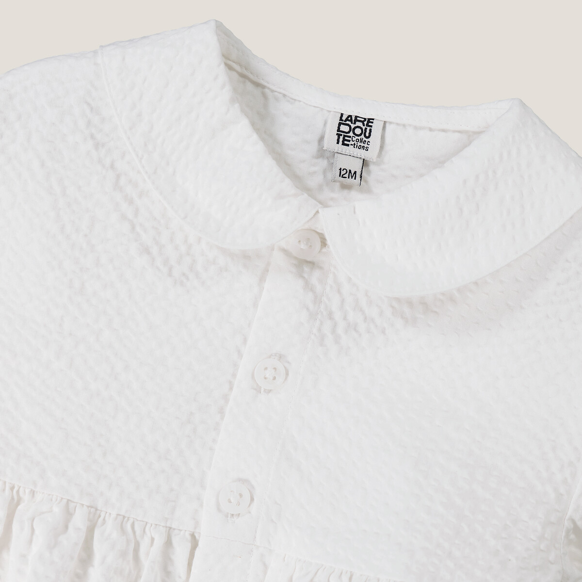 COLEÇÕES LA REDOUTE<br>Camisa de manga comprida em seersucker