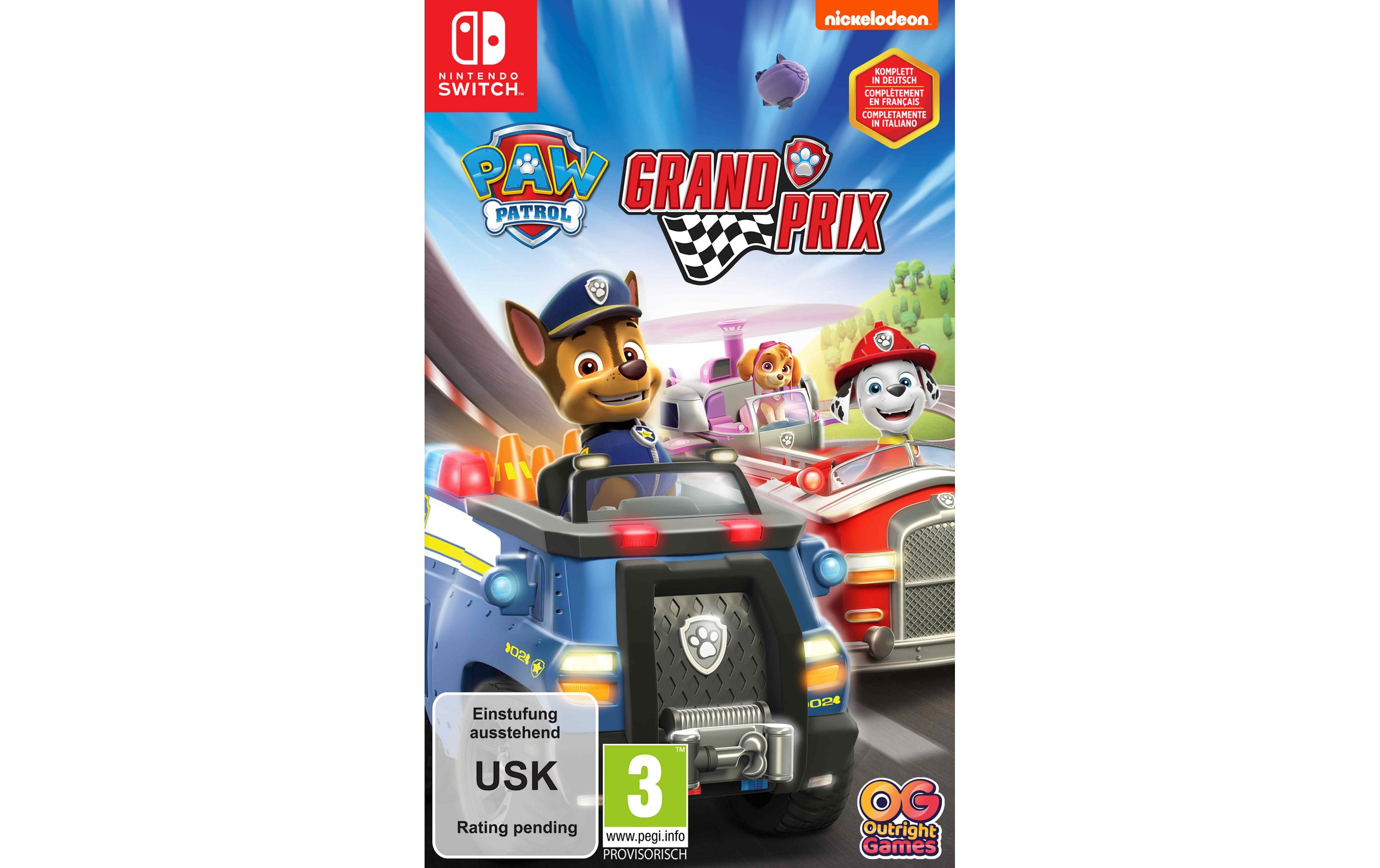 PAW Patrol: Grand PrixAbenteuer-Rennspiel für die Switch