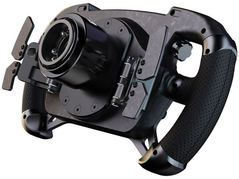 MOZA Racing Lenkrad Racing GS V2P Pele-Microfibra RS056 Lenkradaufsatz für Moza Wheelbase