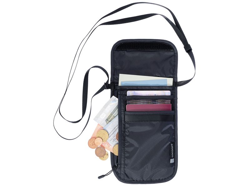 cocoon Travel Neck Wallet Schwarz Leichter Brustbeutel