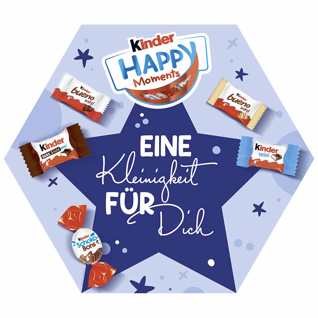 kinder Happy Moments Mini Mix 161g MHD:13.4.25