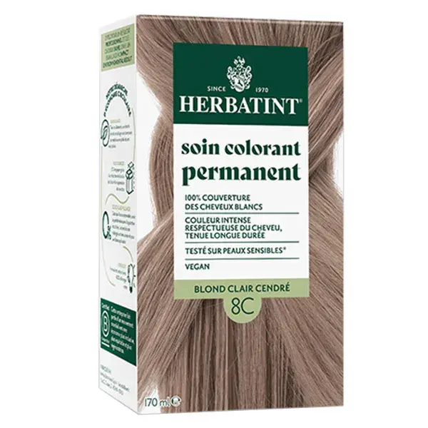 Phytoceutic Herbatint 8C Louro Claro Acinzentado 170 ml