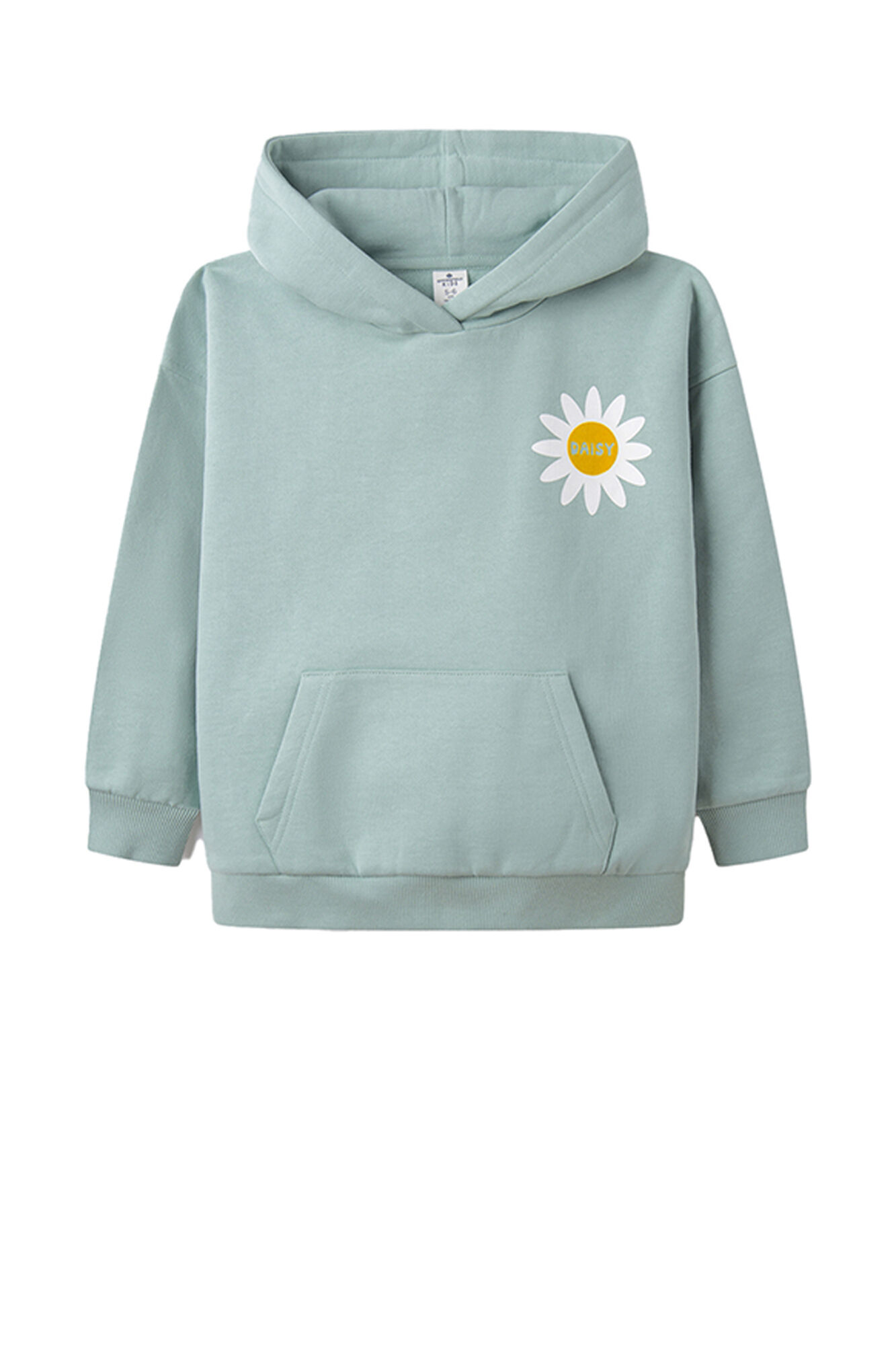 Moletom com capuz floral para meninas