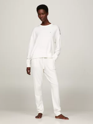 Calça Jogger Global Stripe com Barra Dobrada