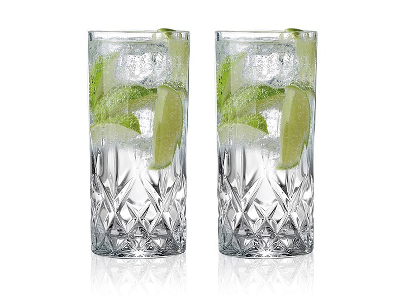 Lyngby Glas - Lyngby Krystal Melodia Highball 36 cl - Sæt á 6