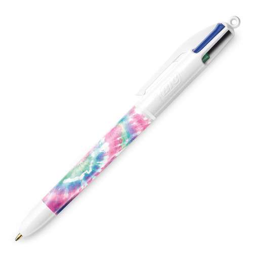 BiC® Tie Dye 4 Colour Kugelschreiber – Set mit 12 Stück