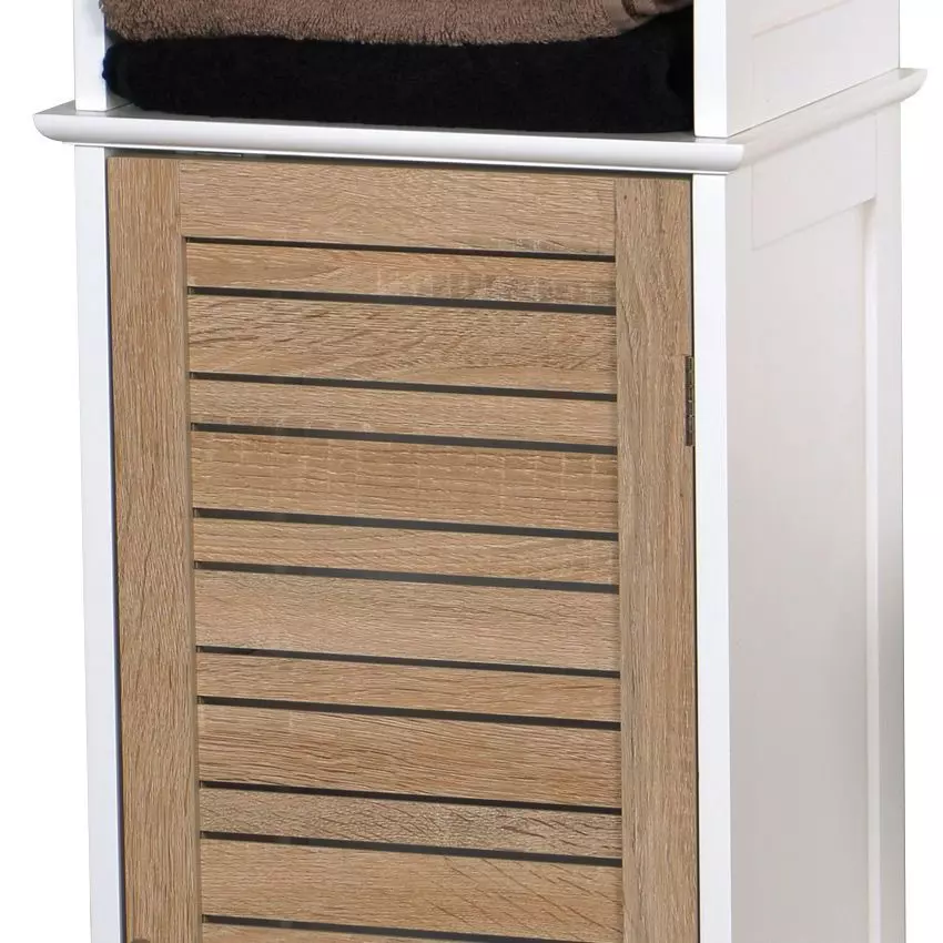 Meuble colonne salle de bain (35 x H173 cm) Stockholm Bois