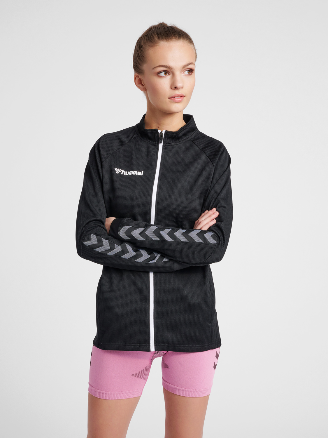 hmlAUTHENTIC HALF ZIP SWEATSHIRT WOMAN
