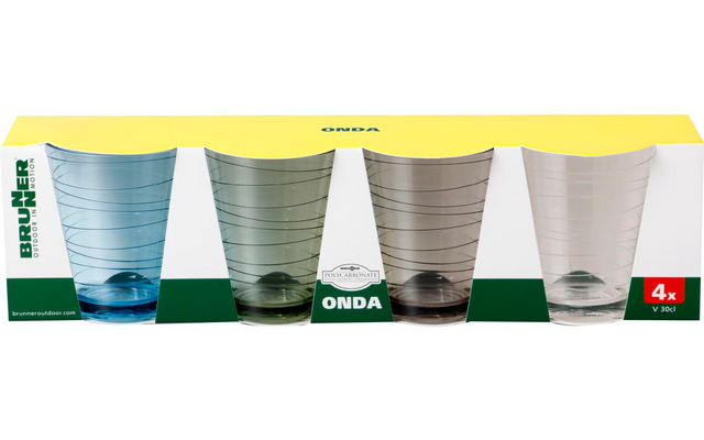 Brunner Onda Trinkglas-Set 4-Stück