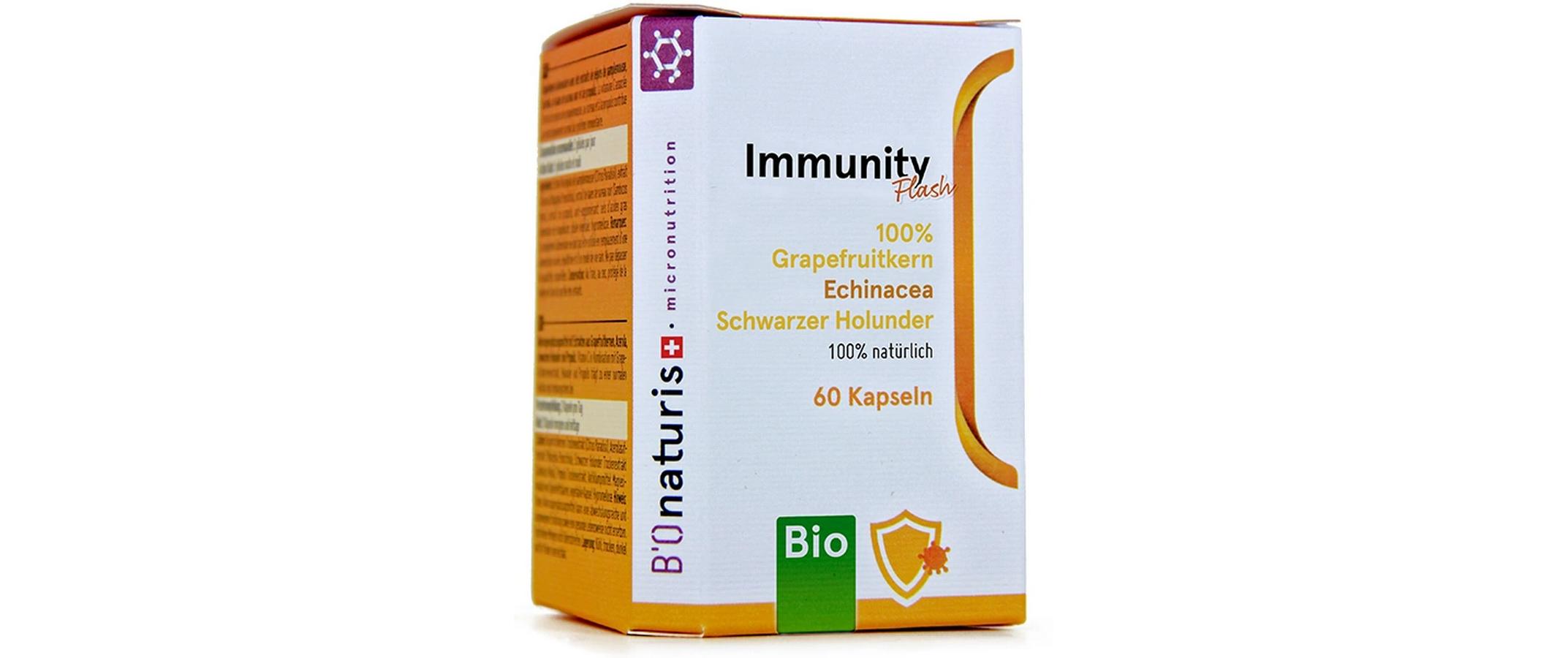 Immunity Flash BIO 60 KapselnNahrungsergänzungsmittel