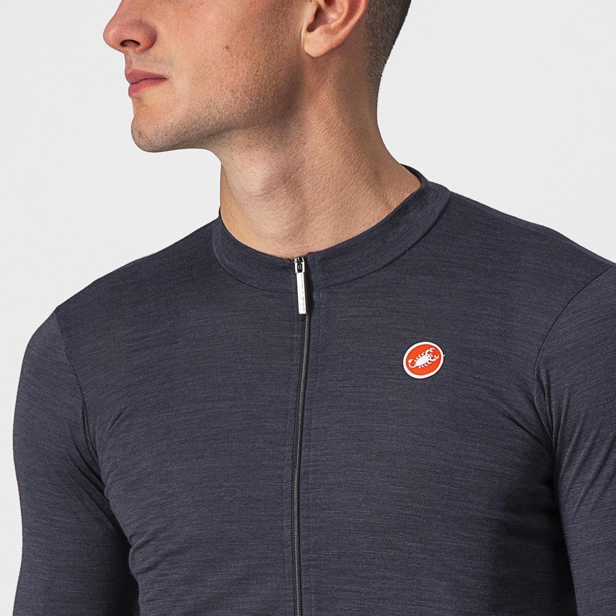 Castelli Essenza Jersey Lys Sort