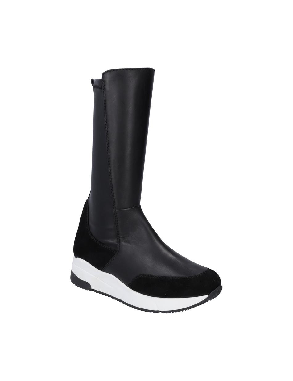 Stiefel Enna 04, schwarz-kombi