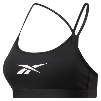 Brassière Femme Reebok Lux Skinny Strap Bra Noir