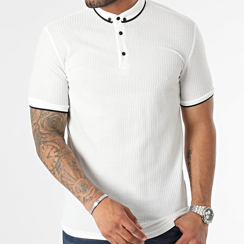 Polo Manches Courtes Blanc