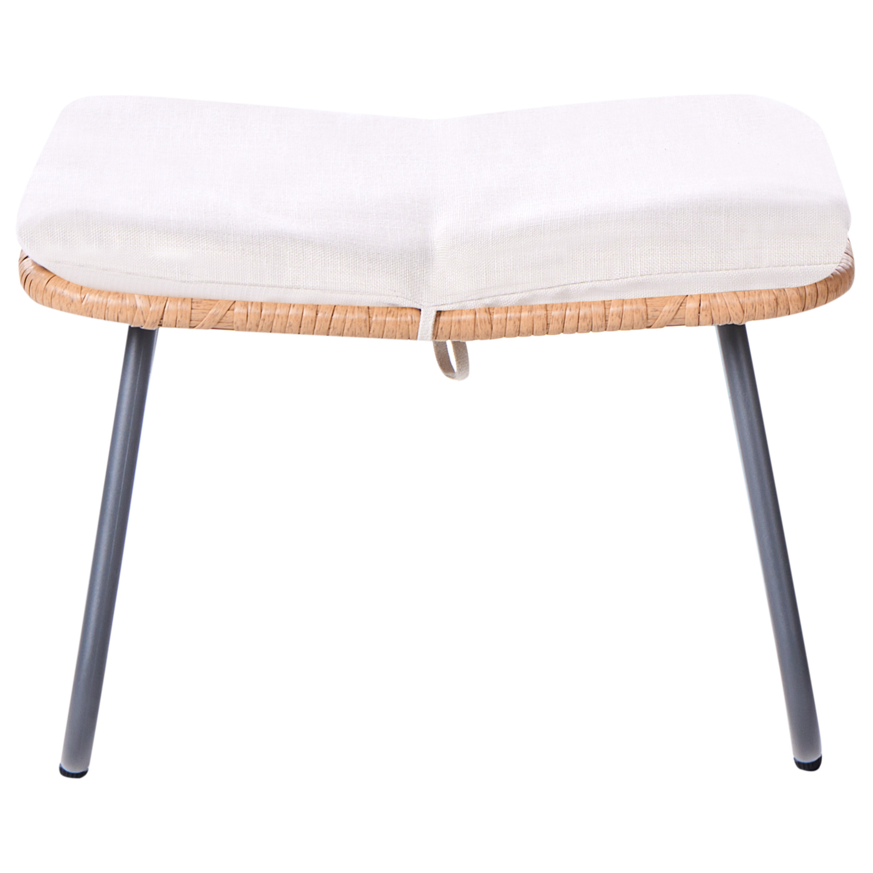 Beliani - MESTRE - Tuinstoel  - Lichtbeige - PE rotan