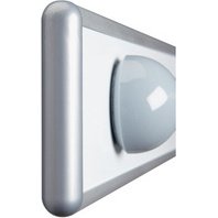 Barre murale magnétique 'design' longueur: 1 m, argent