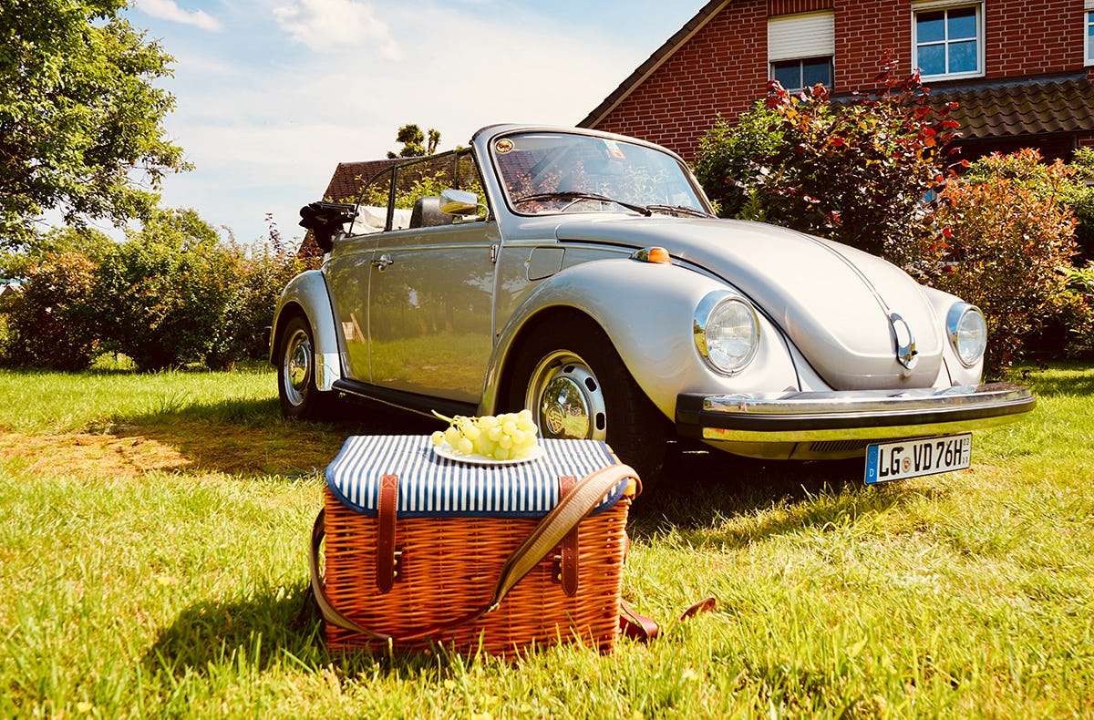 VW Käfer mieten mit Picknick Hamburg (8 Std.)