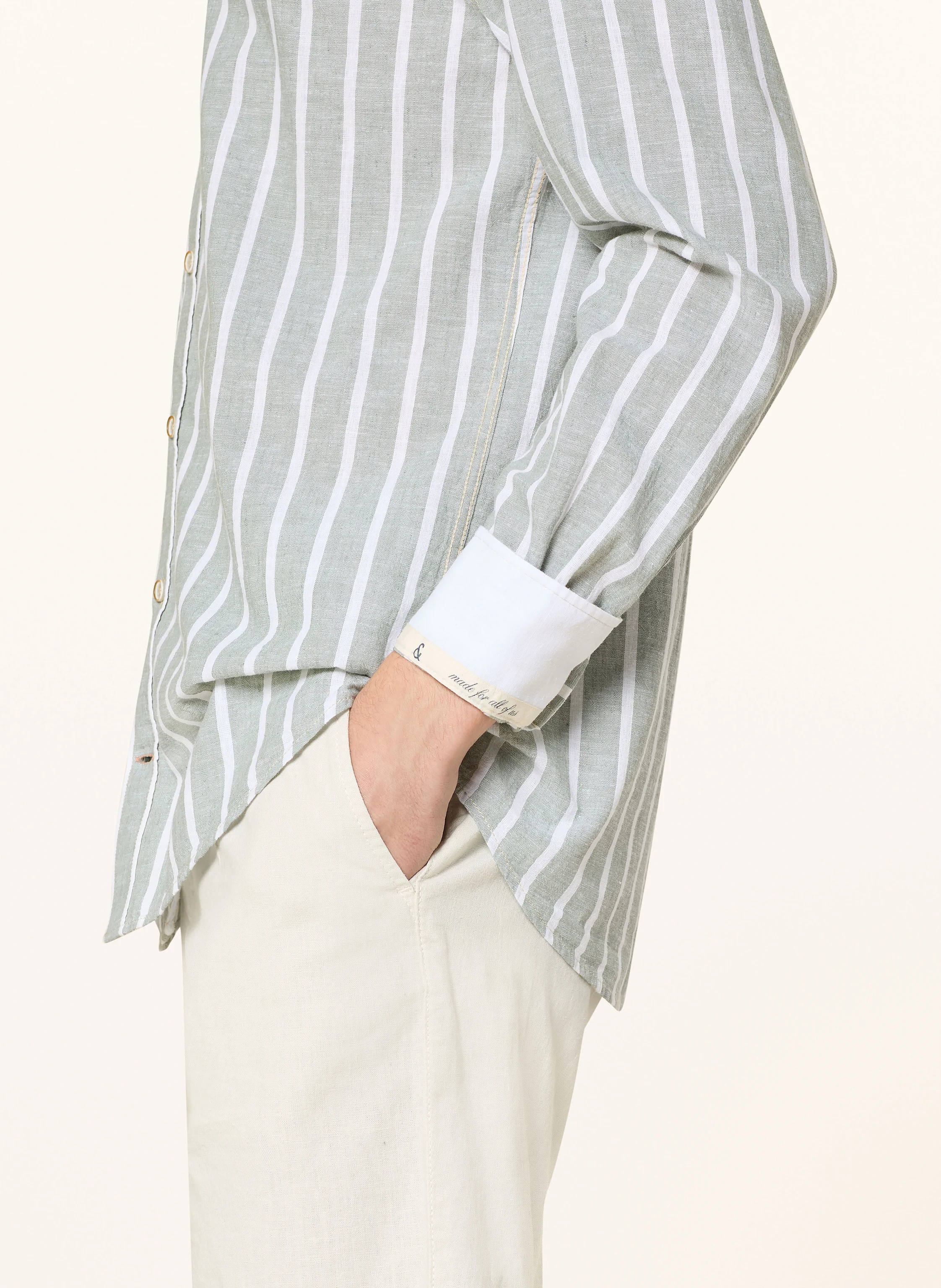 COLOURS & SONS Hemd Regular Fit mit Leinen