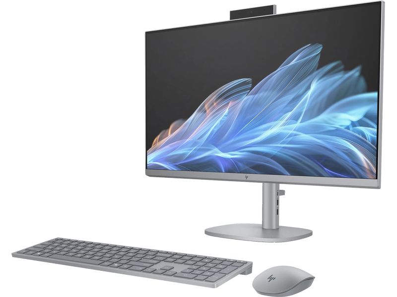 HP AIO OmniStudio X 32-c0780nz Minimalistischer 31.5 Zoll All-In-One PC mit IR-Popup Kamera und leistungsstarkem Intel Prozessor