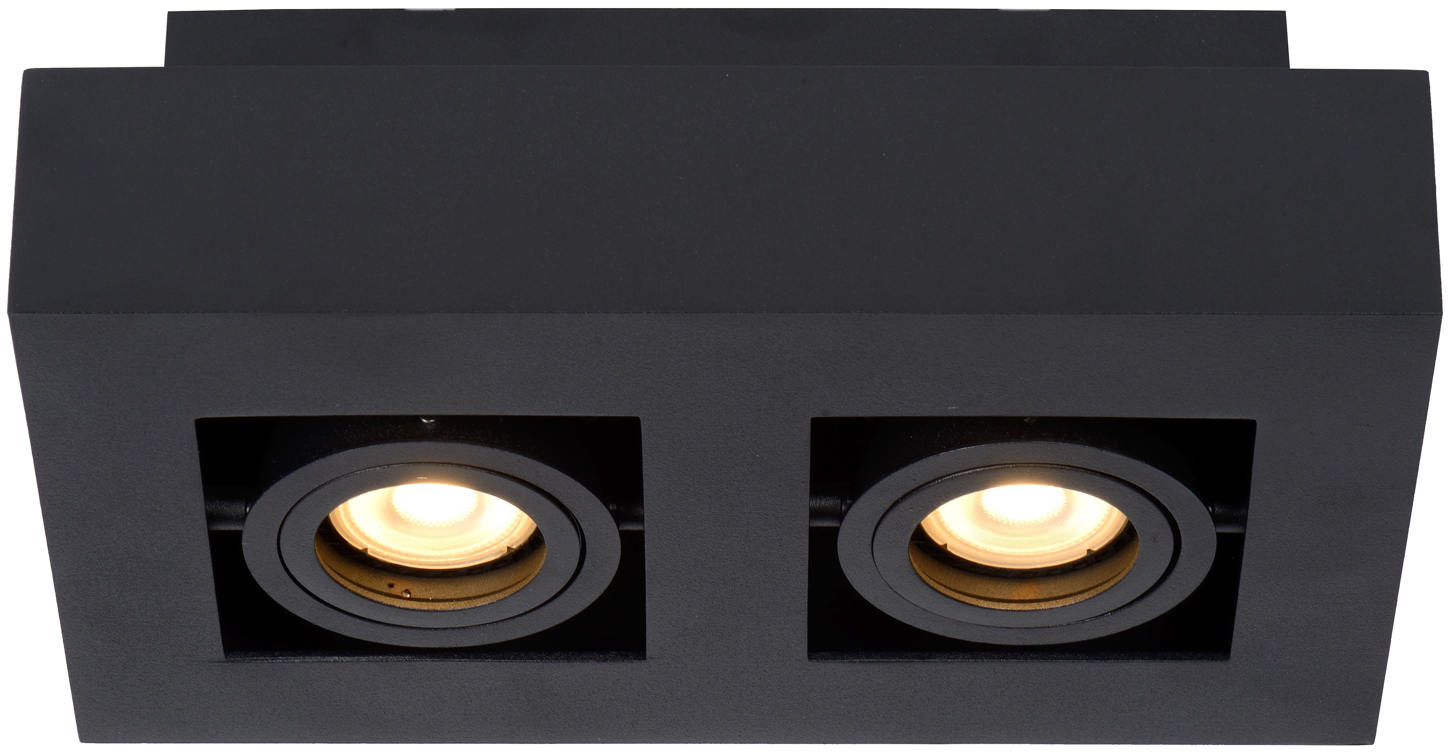 Plafondspot Zwart Xirax B25 x D14 cm