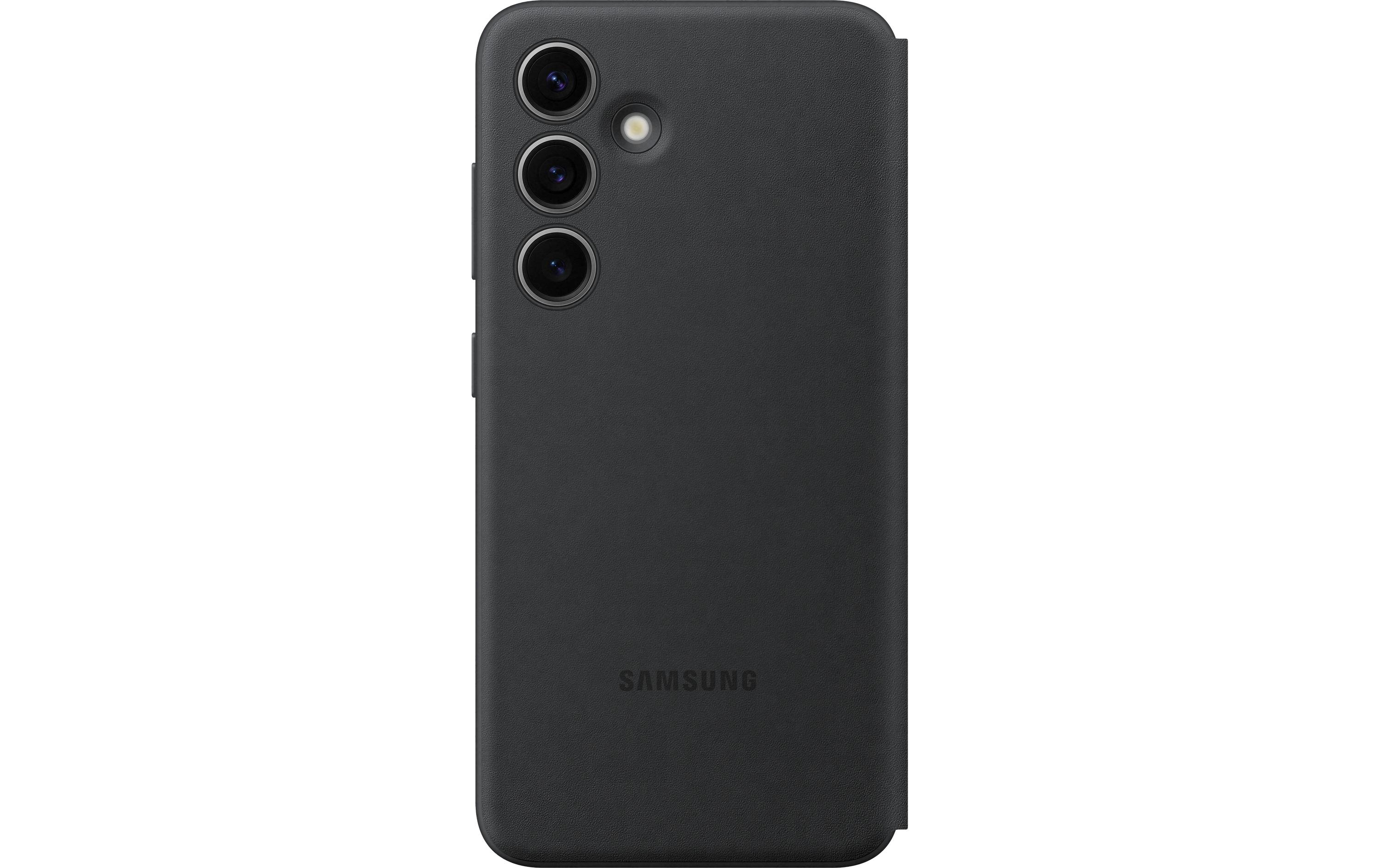 Book Cover Smart View Galaxy S24 SchwarzSchutzhülle mit Touch-Interface für das Samsung Galaxy S24