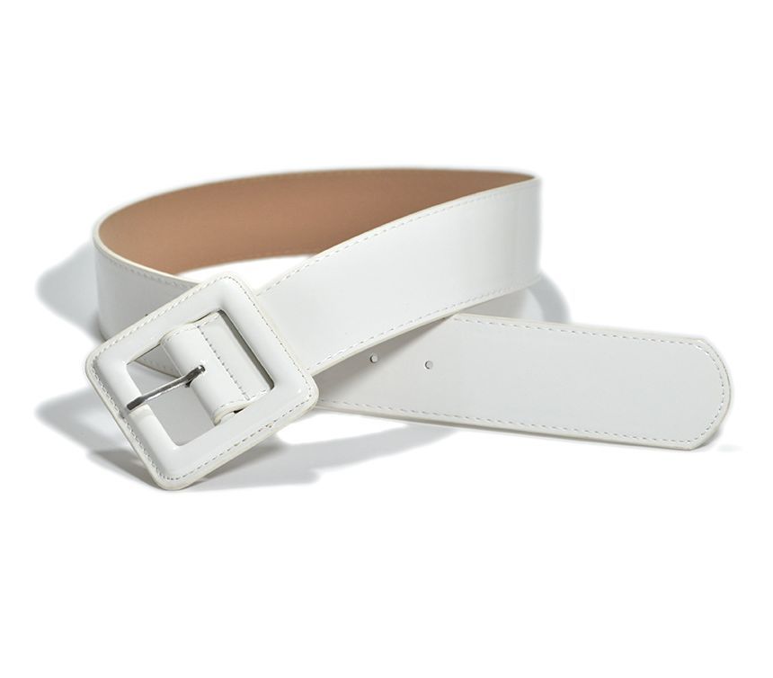 Beltalicious - Vierkante brede riem met gesp